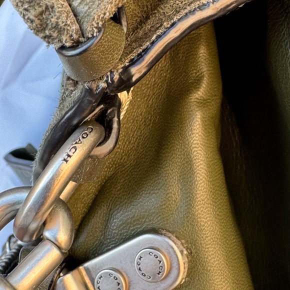 Coach 1941 Rogue 31 Fern Green Suede Fringe 86824 - Picture 9 of 16